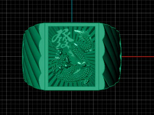 ANELLO DEL DRAGO Modello 3D