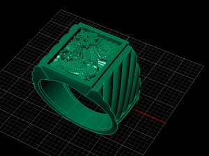 DRAGON RING 3D Model