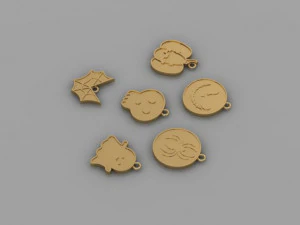 HALLOWEEN PENDANT 3D Model