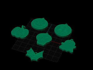 HALLOWEEN PENDANT 3D Model