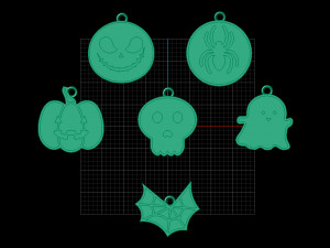 HALLOWEEN PENDANT 3D-Modell