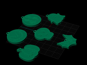 HALLOWEEN PENDANT 3D-Modell