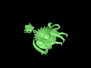 Lion And Sun 3D 模型
