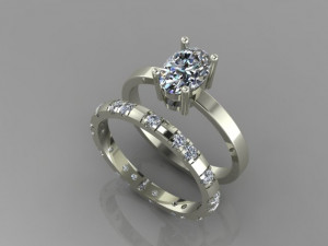 ENGAGEMENT RING 3D Model