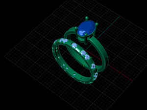 ENGAGEMENT RING Model 3D