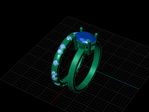 ENGAGEMENT RING Model 3D
