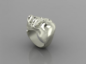 SKULL RING 3D Model
