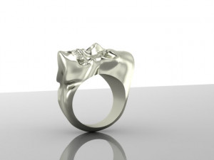 SKULL RING 3D Model