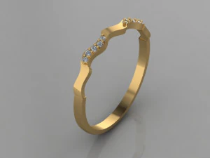 Engagement Ring 3D Model