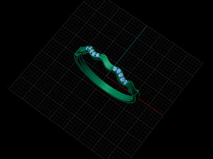 Engagement Ring 3D Model