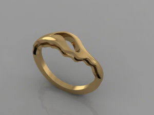 ANELLO ONDA Modello 3D