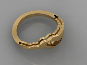 ANELLO ONDA Modello 3D