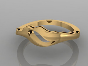 WAVE RING 3D Model