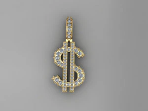 Doller Pendant 3D Model
