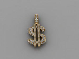 Doller Pendant 3D Модель