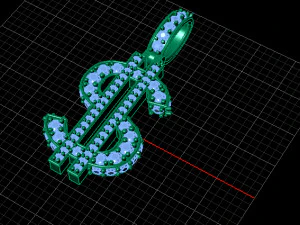 Doller Pendant 3D Model