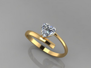 HEART RING 3D Model