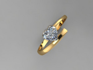 HEART RING 3D मॉडल