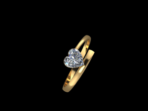 HEART RING 3D मॉडल