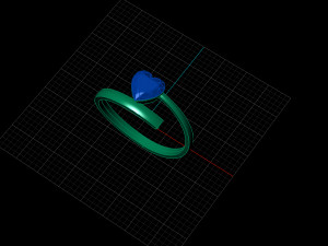 HEART RING 3D मॉडल