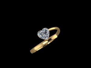 HEART RING 3D मॉडल