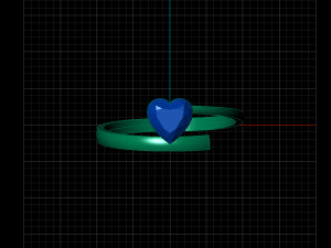 HEART RING 3D मॉडल