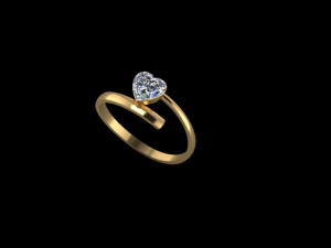 HEART RING 3D Model