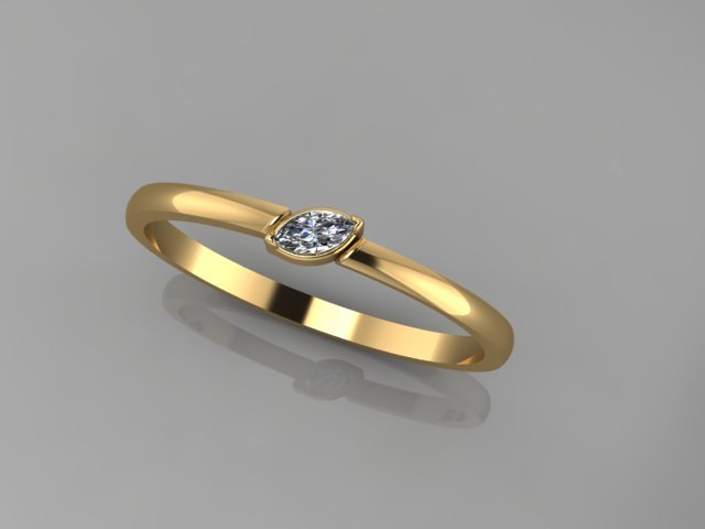 MARQUISE RING 3D मॉडल .c4d .max .obj .3ds .fbx .stl .blend