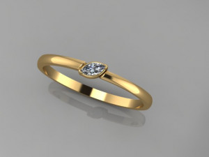 MARQUISE RING 3Dモデル