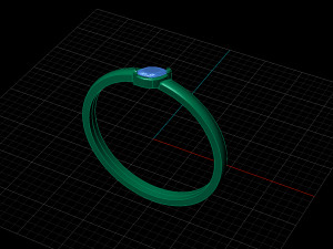 MARQUISE RING 3D मॉडल