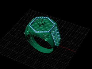 ANELLO ROSA Modello 3D