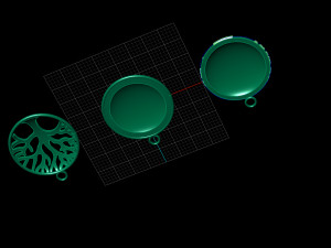 EARTH PENDANT 3D Model