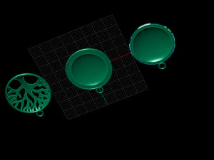 EARTH PENDANT 3D Model