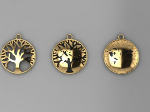 EARTH PENDANT 3D Model