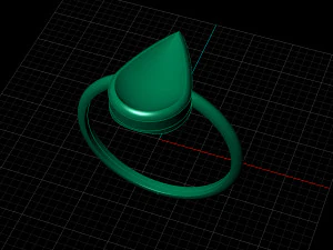 DROP RING 3D Model