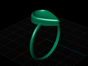 DROP RING 3D Model