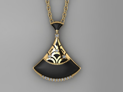 UNIQUE PENDANT 3D Model
