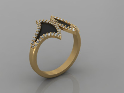 UNIQUE RING 3D Model