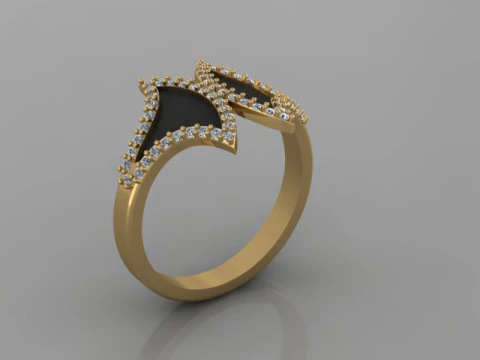 UNIQUE RING 3D Model