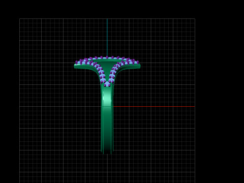 UNIQUE RING 3D Model