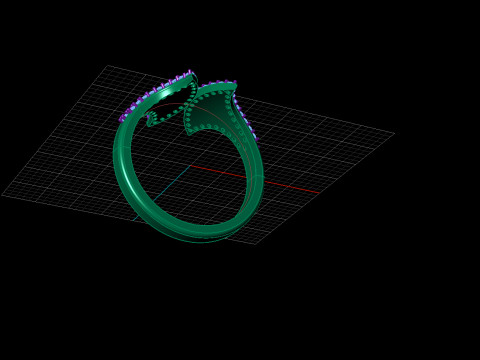 UNIQUE RING 3D Model