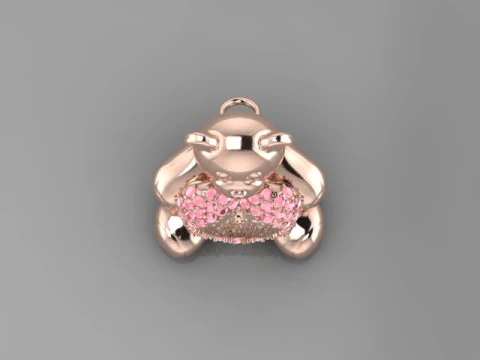 TEDDY PENDANT 3D Model
