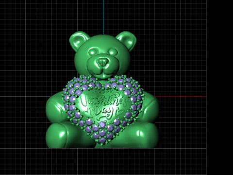 TEDDY PENDANT 3D Model