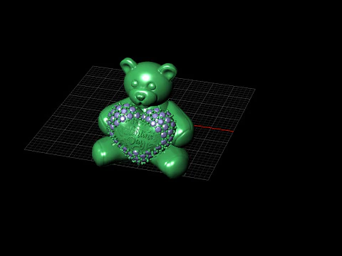 TEDDY PENDANT 3D Model