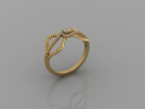 Gold Ring Modello 3D