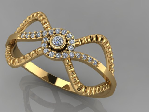 Gold Ring Modello 3D