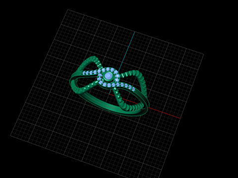 Gold Ring Modello 3D