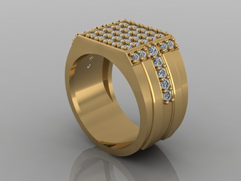 Men Ring Model 3D