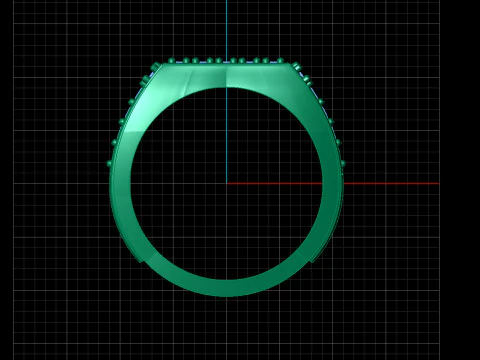 Anello da uomo Modello 3D