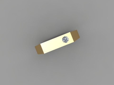 Men Ring Modello 3D